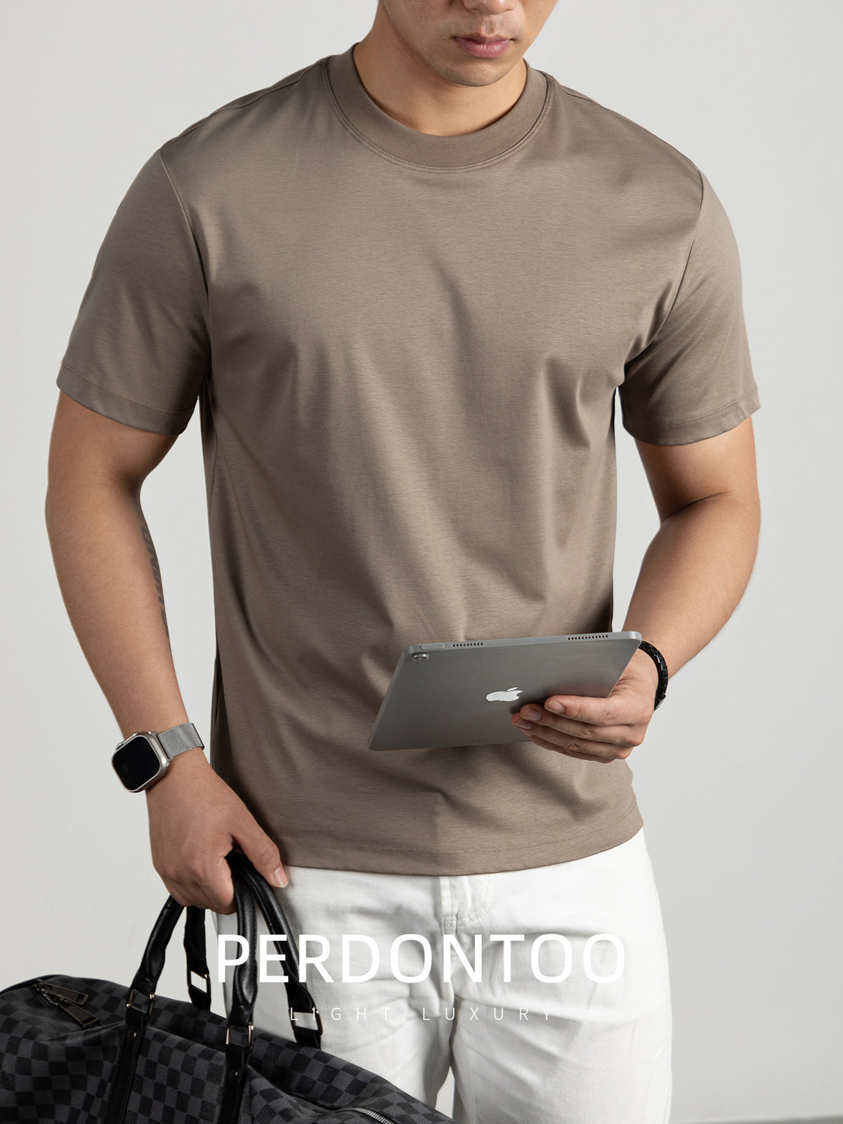 Mens Summer Pure Cotton Short Sleeve T-Shirt