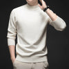 Mens Solid Color Slim Fit Sweater