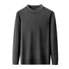 Mens Solid Color Slim Fit Sweater