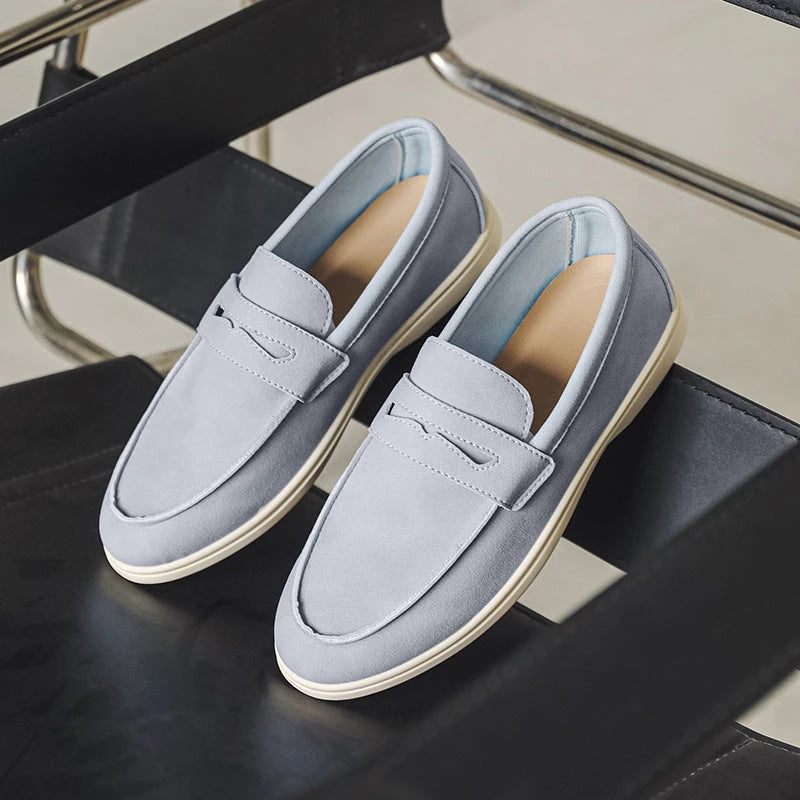 Mens Suede Slip-On Casual Shoes
