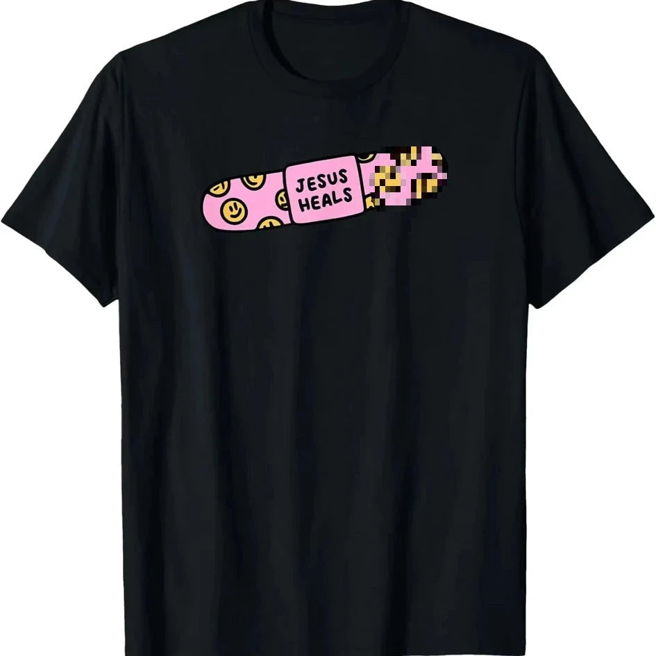 Faith Print Cotton Mens T-Shirts