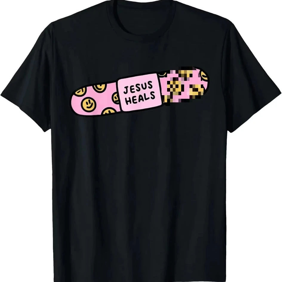 Faith Print Cotton Mens T-Shirts