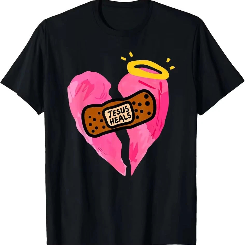 Faith Print Cotton Mens T-Shirts