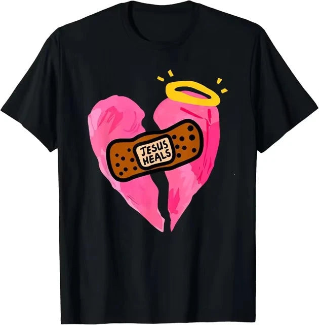 Faith Print Cotton Mens T-Shirts