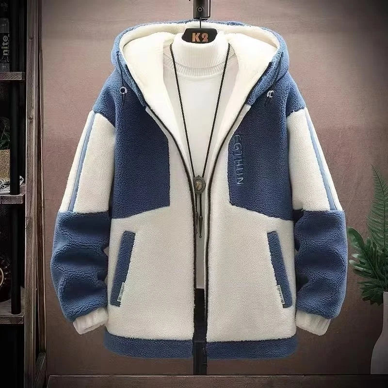 Men's winter sheepskin coat