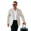 Slim Fit Casual Solid Color Suit Jacket
