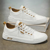 Versatile black and white soft-soled shoes