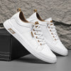 Versatile black and white soft-soled shoes