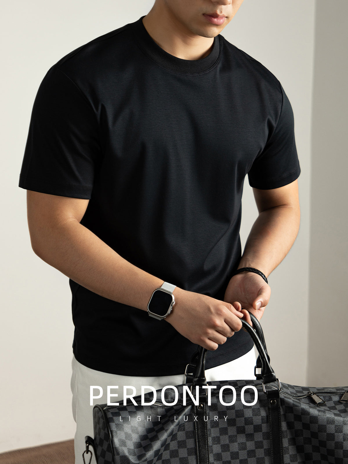 Mens Summer Pure Cotton Short Sleeve T-Shirt